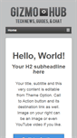 Mobile Screenshot of gizmohub.net